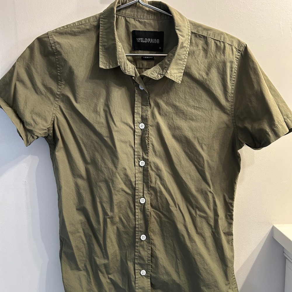 Wildfang short sleeved button down
